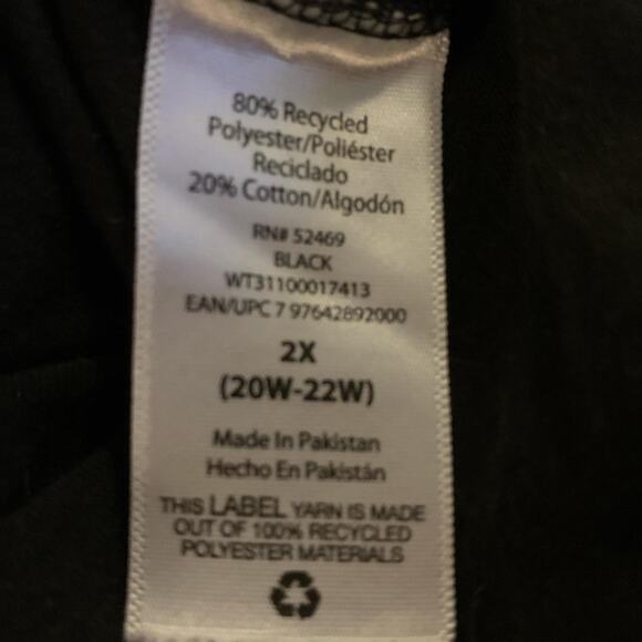 Way to Celebrate women's Halloween shirt 2X witch moon black purple - Picture 4 of 5